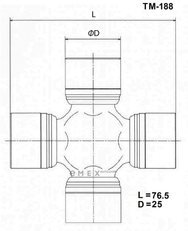 OEM CROSSMEMBER ASSY TM188