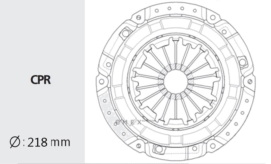 OEM DISC, FRICTION  A/T DWC41