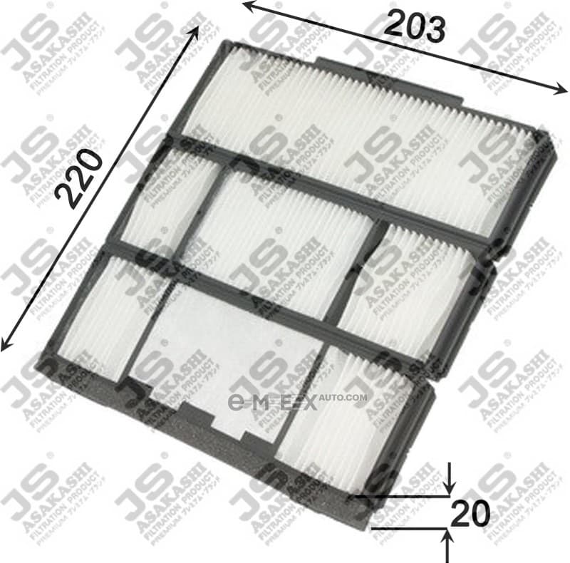 OEM FILTER ASSY, CABIN AIR AC1501