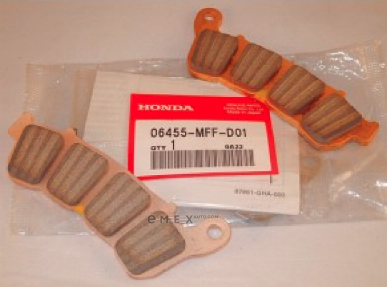 OEM PAD KIT, DISC BRAKE 06455MFFD01