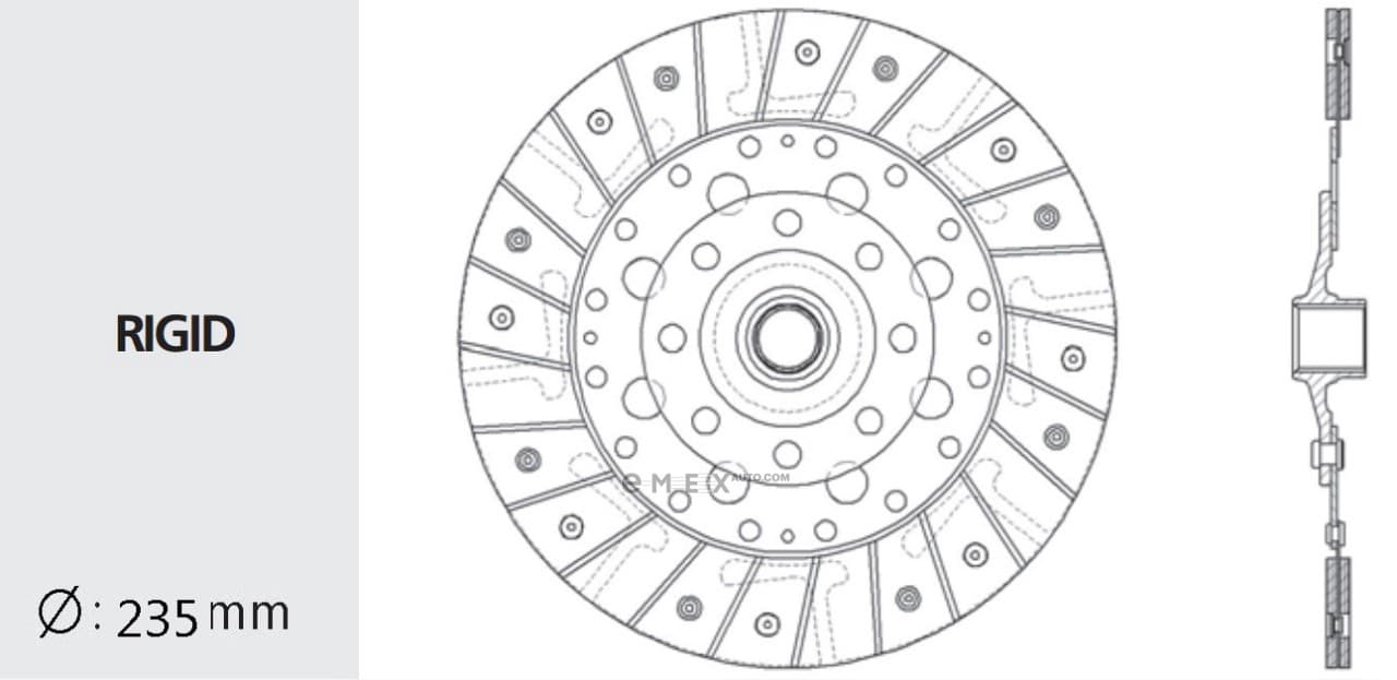 OEM CLUTCH FRICTION DISC DW54