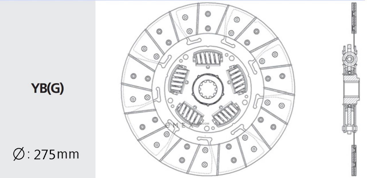 OEM DISC, FRICTION  A/T HD69