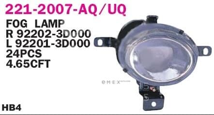 OEM FOGLAMP ASSY 2212007RUQ