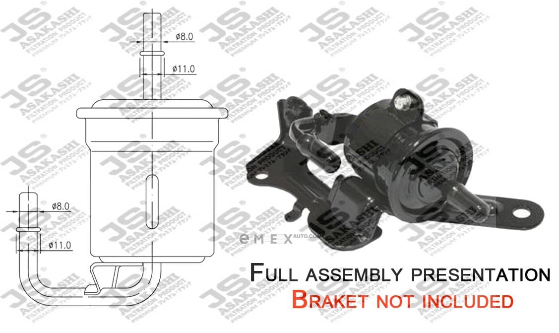 OEM FUEL FILTER 3UR L/CRSR 5.7 FS8015