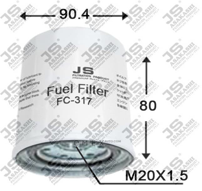 OEM FUEL FILTER 4D30/4D32/4D33/36 FC317J