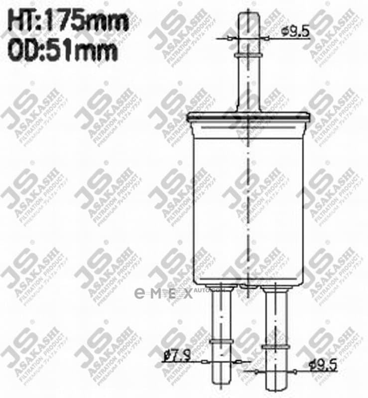 OEM FILTER ASSY, FUEL PUMP FS1036M