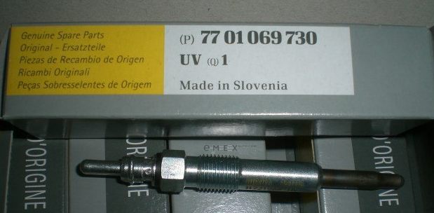 OEM PLUG-PREHEAT 7701069730