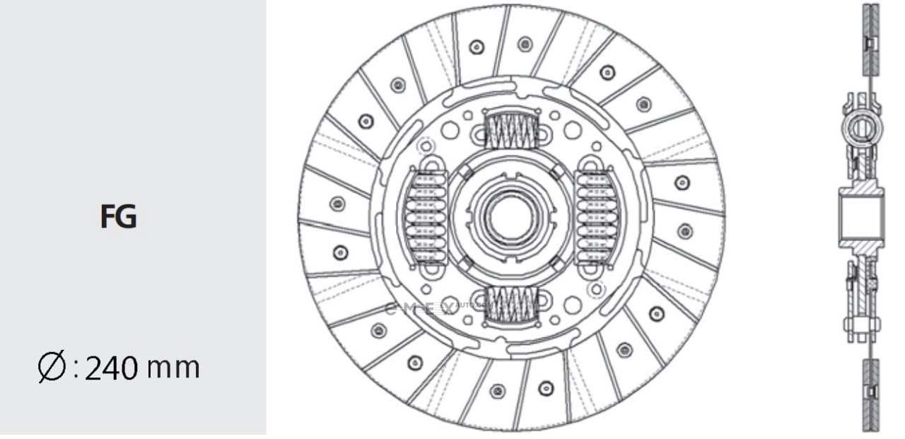 OEM DISC, FRICTION  A/T MB31