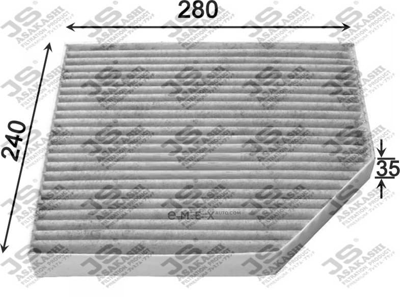 OEM FILTER ASSY, CABIN AIR AC0172C