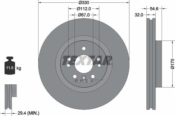 OEM BRAKE ROTOR 92150603