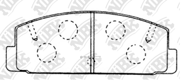 OEM PAD KIT, DISC BRAKE PN5203