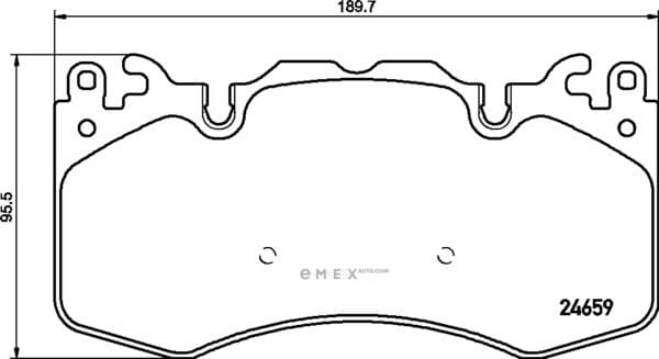 OEM BRAKE PAD MDB3129