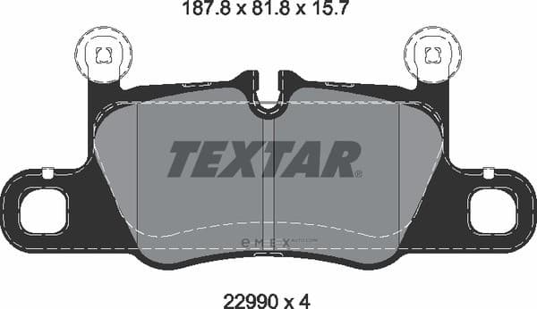 OEM PAD KIT, DISC BRAKE 2299001