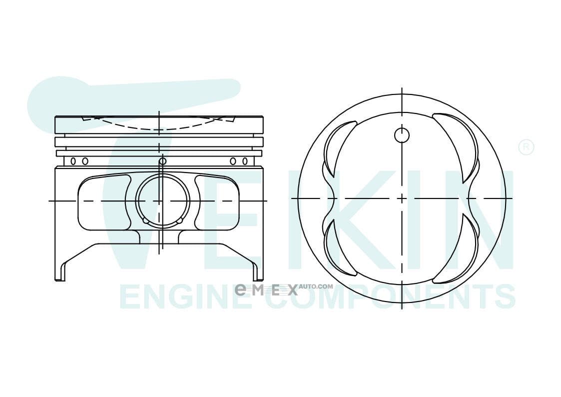 OEM PISTON 100 3S FE-III 46621100