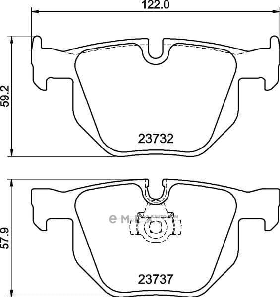 OEM BRAKE PAD MDB2719