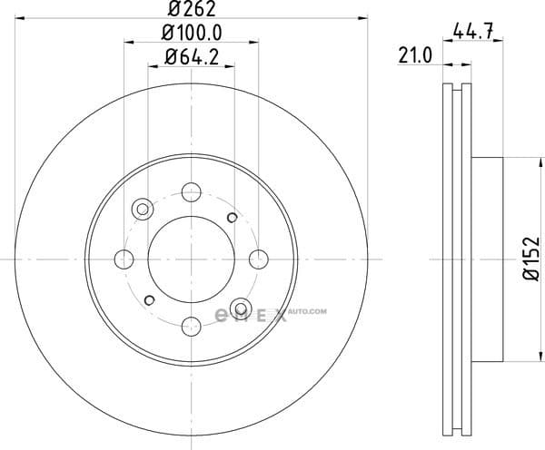 OEM BRAKE ROTOR ND8011K