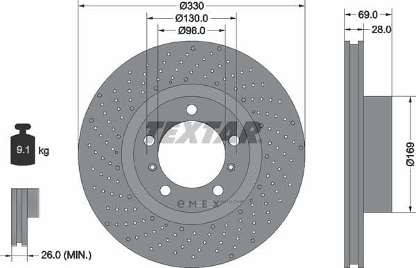 OEM BRAKE ROTOR 92279605