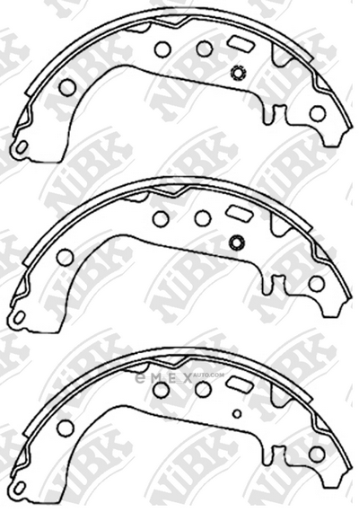 OEM SHOE KIT, DRUM BRAKE FN2383