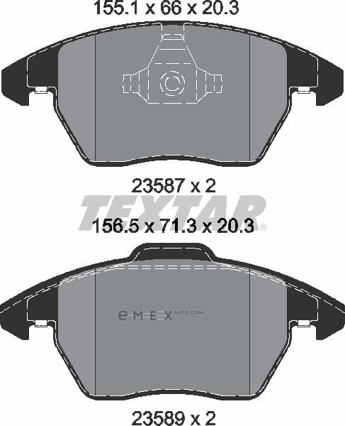 OEM PAD KIT, DISC BRAKE 2358704