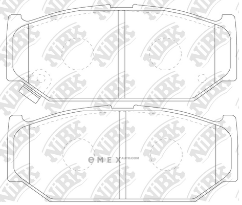 OEM PAD KIT, DISC BRAKE PN9529