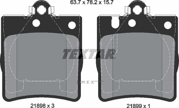 OEM PAD KIT, DISC BRAKE 2189803