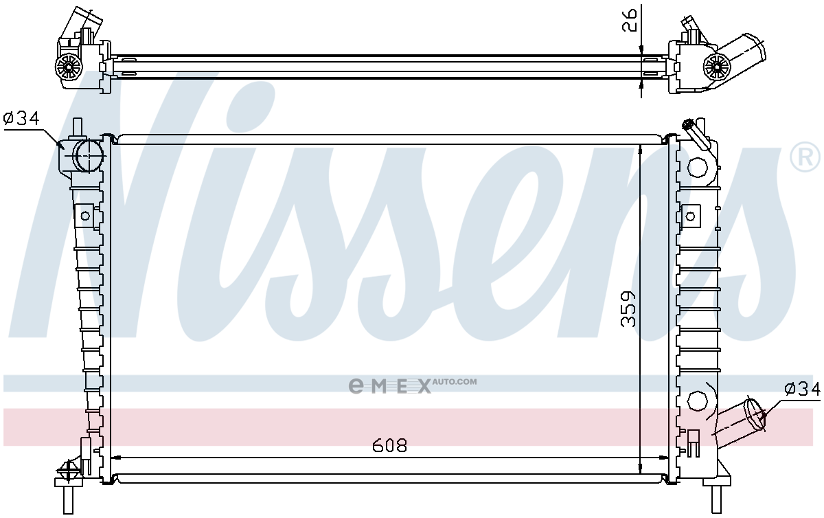 OEM RADIATOR 68004A