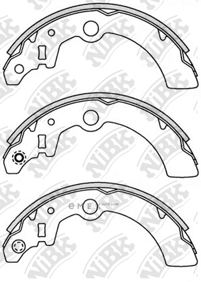 OEM SHOE KIT, DRUM BRAKE FN9959