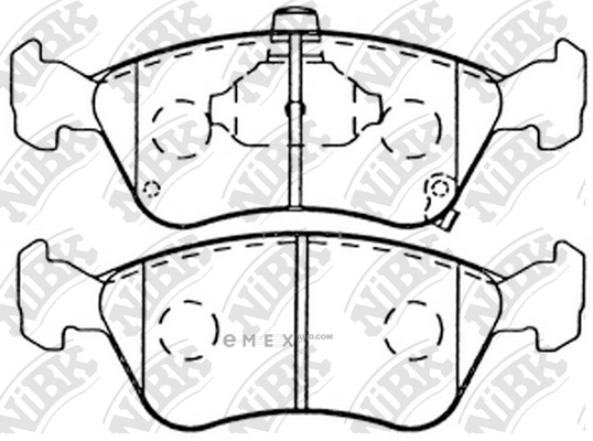 OEM PAD KIT, DISC BRAKE PN1170