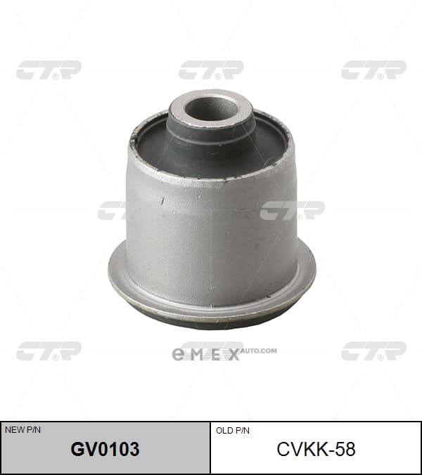 OEM BUSHING, SUSPENSION ARM CVKK58