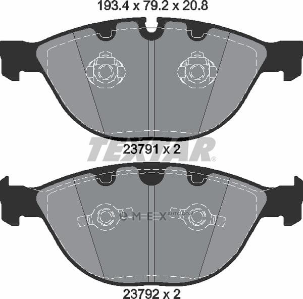 OEM SHOE KIT, DRUM BRAKE 2379101