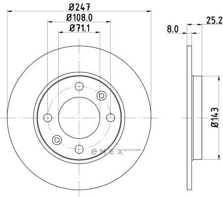 OEM 8DD355102511