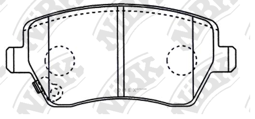 OEM PAD KIT, DISC BRAKE PN9805