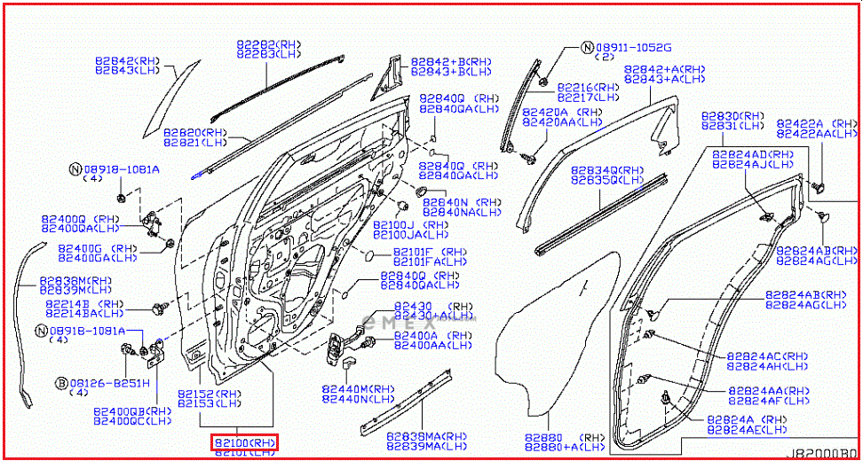 OEM DOOR ASSY H210M1CAMA