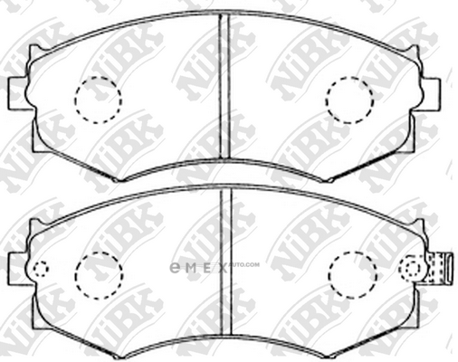 OEM PAD KIT, DISC BRAKE PN2176