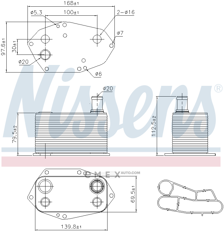 OEM OIL COOLER ASSY 90786