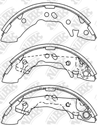 OEM SHOE KIT, DRUM BRAKE FN11162