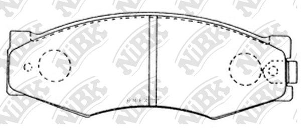 OEM PAD KIT, DISC BRAKE PN2105