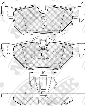 OEM PAD KIT, DISC BRAKE PN0511