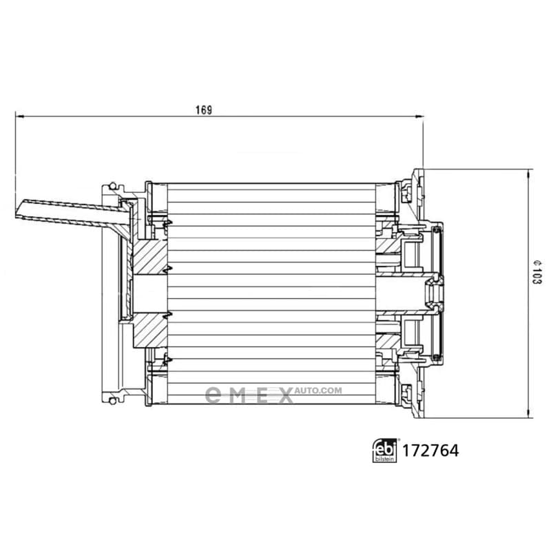 OEM FILTER ASSY, FUEL PUMP 172764