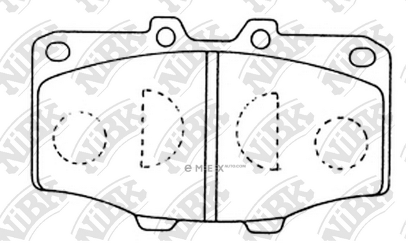 OEM PAD KIT, DISC BRAKE PN1086