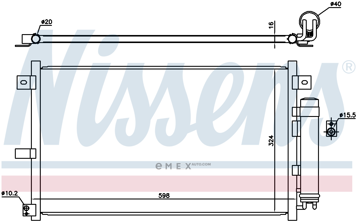 OEM RADIATOR ASSY, A/C 94949