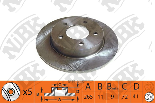 OEM BRAKE DRUM RN1369