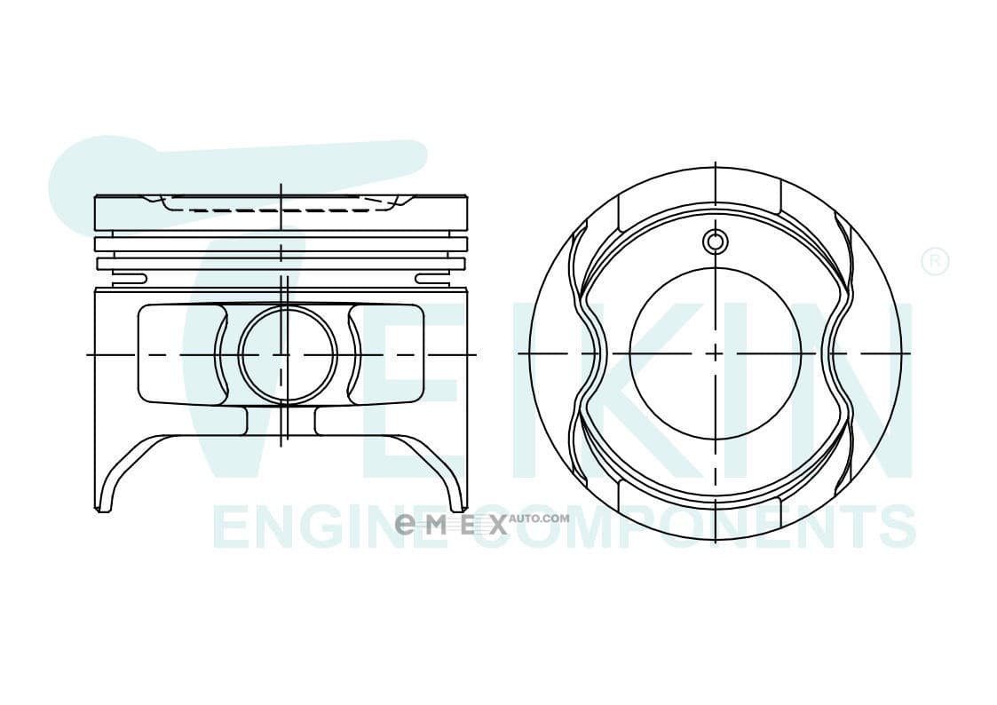 OEM PISTON STD 4SFI 46289STD