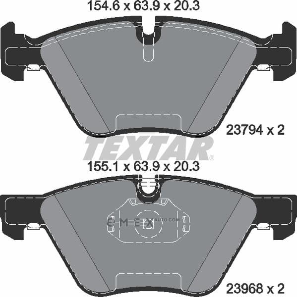 OEM PAD KIT, DISC BRAKE 2379401