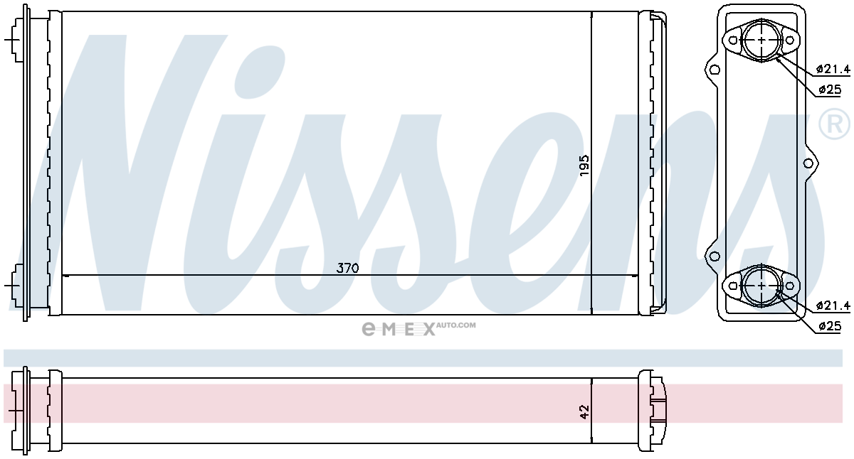 OEM RADIATOR ASSY, HEATER 71301