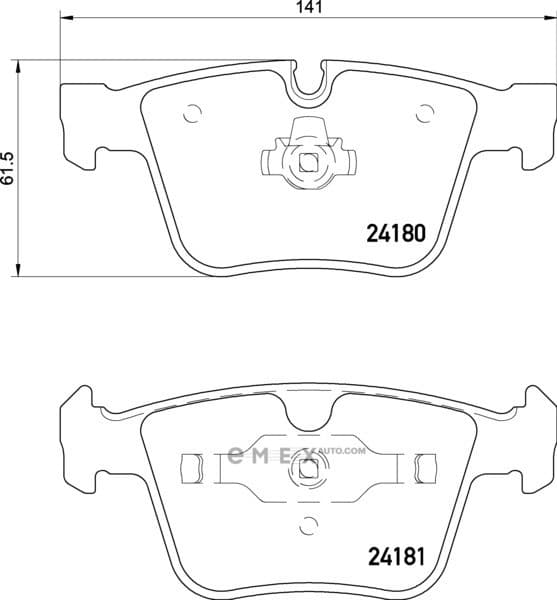 OEM BRAKE PAD MDB2928