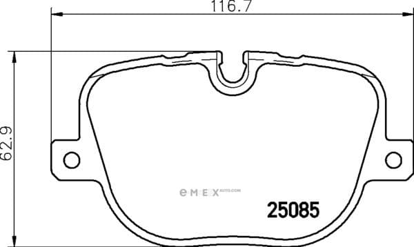 OEM BRAKE PAD MDB3113