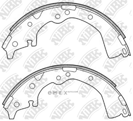 OEM SHOE KIT, DRUM BRAKE FN2252