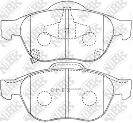 OEM PAD KIT, DISC BRAKE PN1236