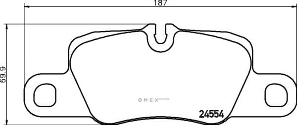 OEM BRAKE PAD MDB2975